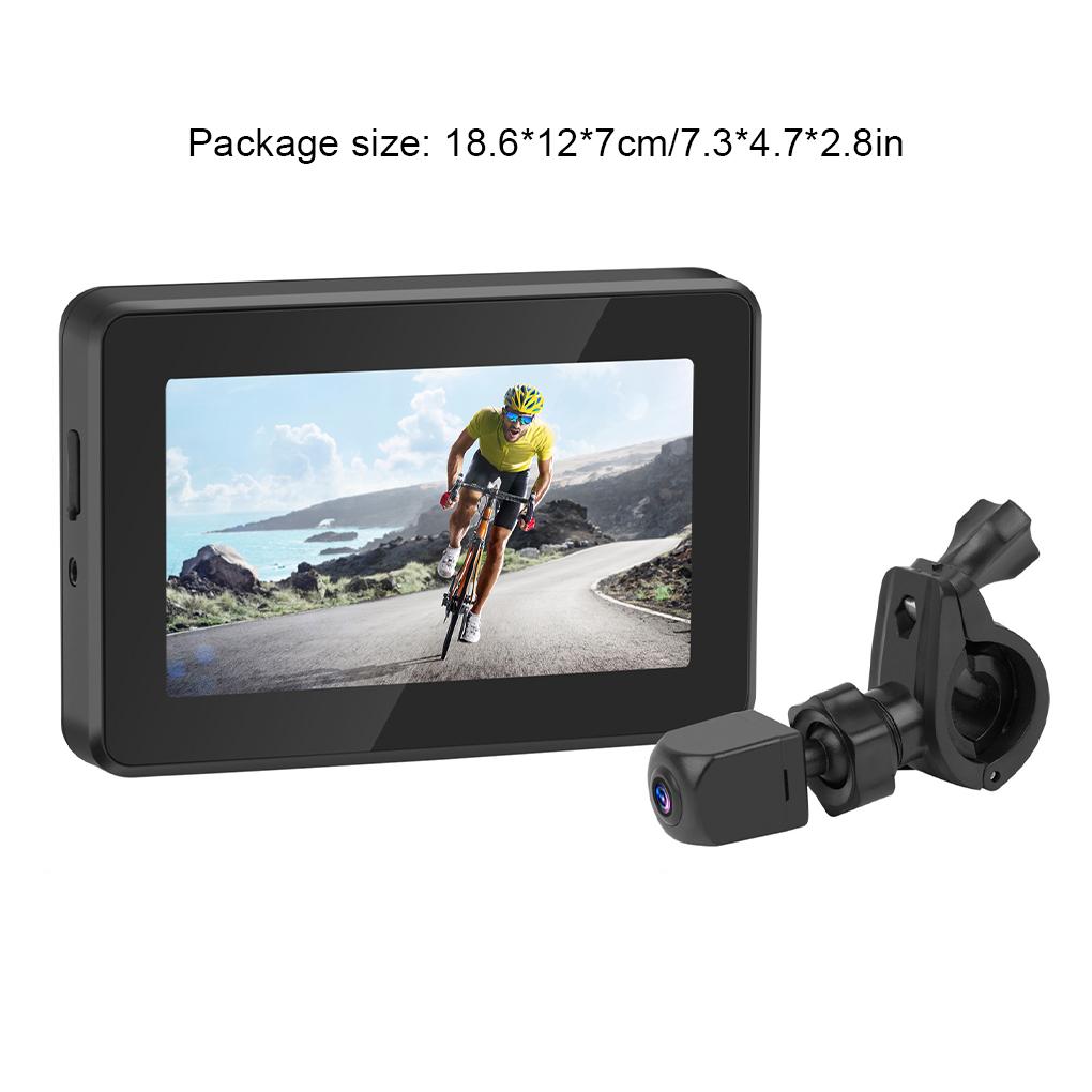 Adjustable Rear-view Camera For Road Bikes Easy Install Waterproof Bike Rear-view Camera Practical