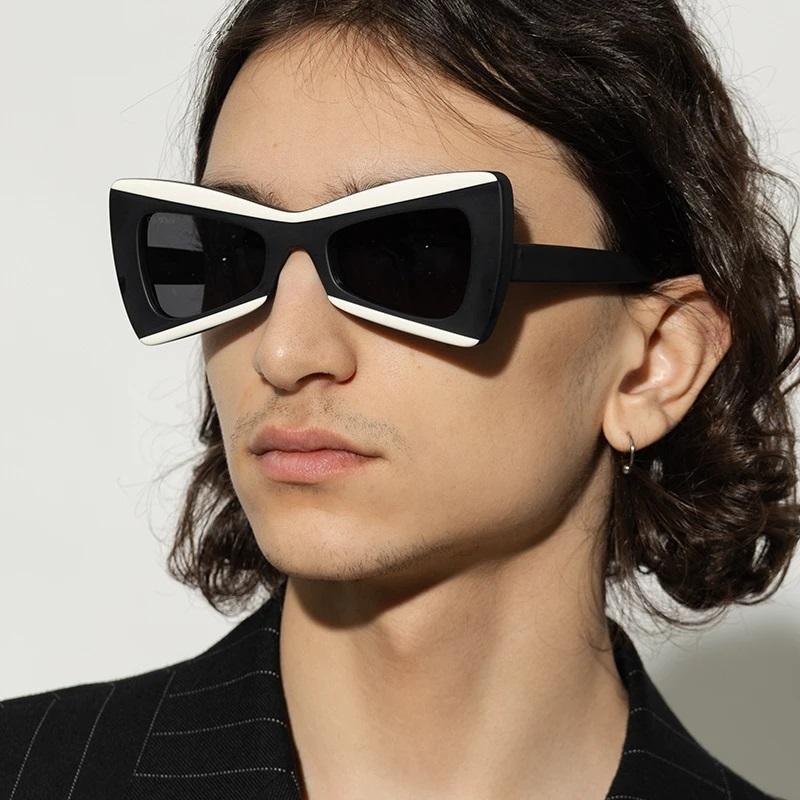 Retro Cat Eye Sunglasses Female Luxury INS Irregular Square Sun Eyewear Retro Female Sun Eyewear Stylish Oculos De Sol UV Protection 400