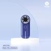 Rechargeable Handheld Mini Fan with Digital Display - High-Speed, Strong Wind Turbine for Office Use