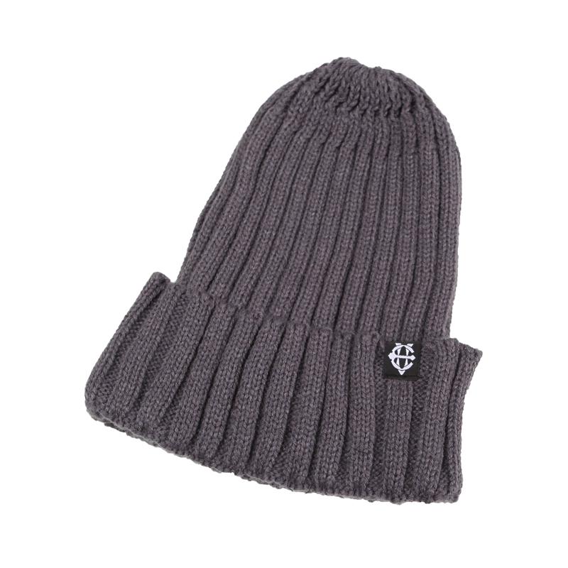 EIGHTVOLUME Ev Plain Pop Beanie (Gray)