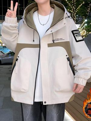 Men's 2024 Autumn/Winter Korean-Style Velvet Jacket: Trendy, Thickened, Warm, and Versatile