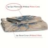 2/3pcs Abstract Art Flowers Duvet Cover Set (1 Duvet Cover + 1/2 Pillowcase, Without Core), Luxury And Elegant Art Flowers