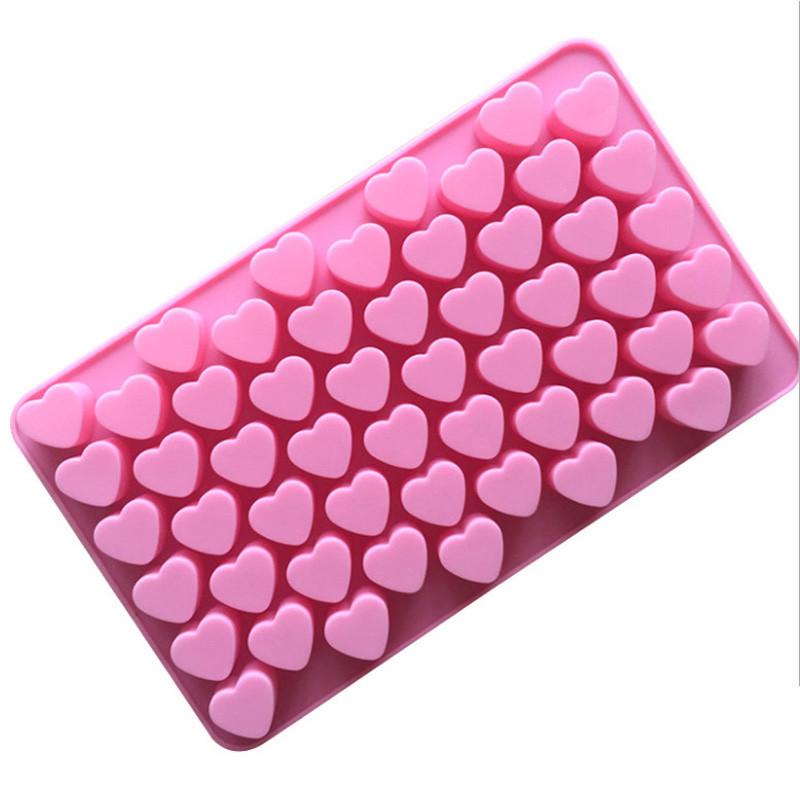 Mini 55 with Heart-shaped Silicone Cake Mold DIY Love Chocolate Baking Tool