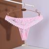 Low Waist Lace Seamless Panties Floral Mesh Lace Briefs Colorful Flower Underwear for Women  Daily