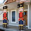 Nutcracker Soldier Door Banner Decor 2025 Christmas Decorations for Home Xmas Hanging Ornaments Navidad Noel Gifts New Year 2026