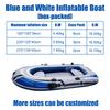 Inflatable Kayak and Hovercraft: Durable Rubber Boat for 2-4 People, Ideal for Fishing and Recreation.