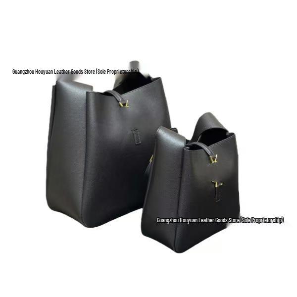 Genuine Leather Soft Tote Bag - Large Capacity Hobo Shoulder Bag for Women