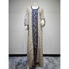 Indonesia Middle East Turkey Arab Dubai Saudi Gauze Embroidered Sequin Robe Dress Dresses
