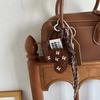 Cartoon Plush Bowknot Love Keychains for Women Ladies Bag Pendant And Car Accessories Special Gifts Parties Supplies