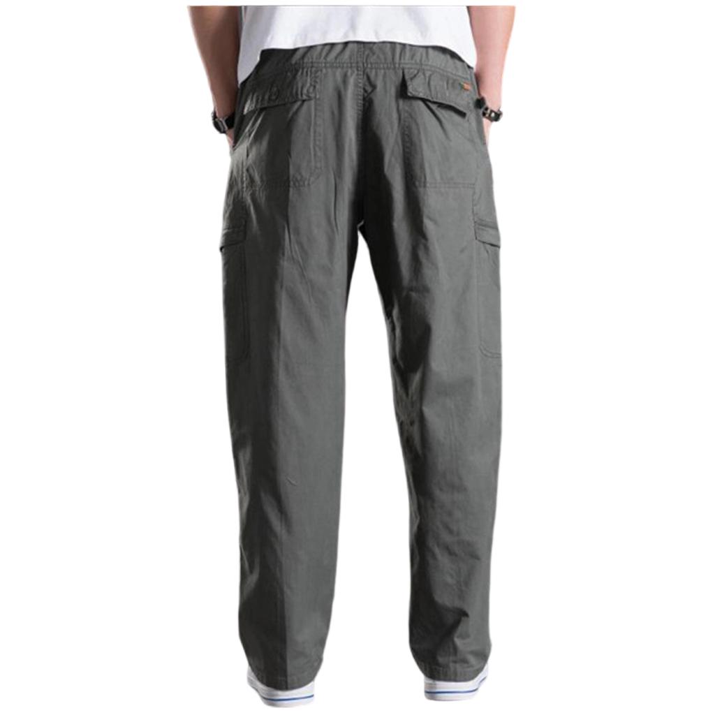 Men's Outdoor  Sports  Loose  Leisure  Multiple Pockets  Work Pants  Trousers
