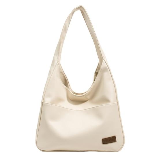 Velkokapacitní retro taška Vodotěsná taška z umělé kůže Stylové úložné pouzdro s texturou pro ženy, doplňky