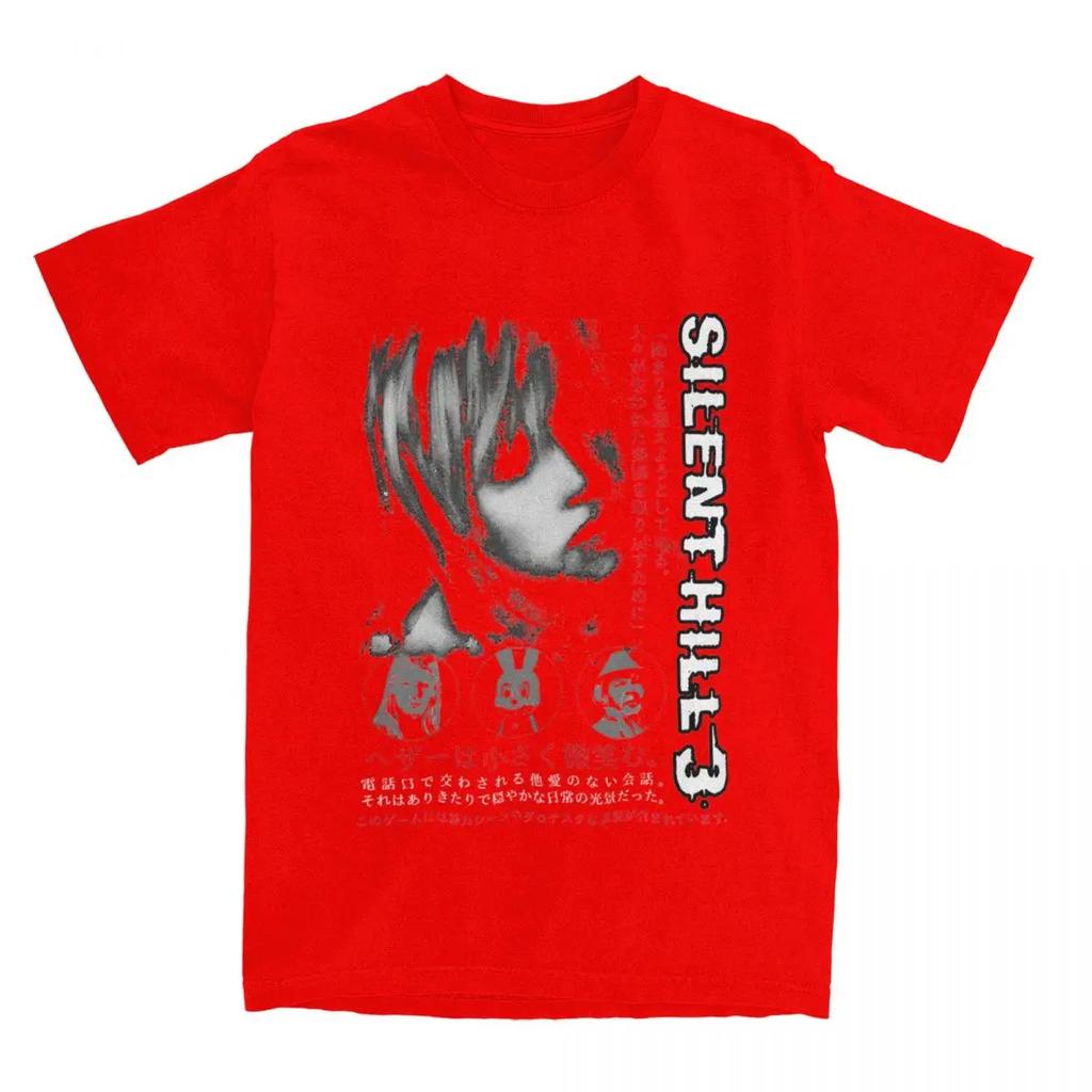 Novelty Horror Game Silent Hill 3 T Shirt Men Women's  Heather Mason Tees Shirt Summer Clothes