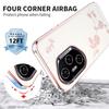 KADEM For Honor 400 Pro 5G (Global) Case Flower Rhinestone Decor TPU Phone Cover