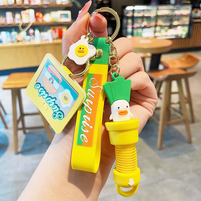 

Очаровательный мультяшный брелок в виде еды для снятия стресса, идеально подходит для использования в машине и на рюкзаке Plant