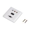 Audio Video Wall Socket Support 1080P High Impact Resistance Durable Composite Video Panel