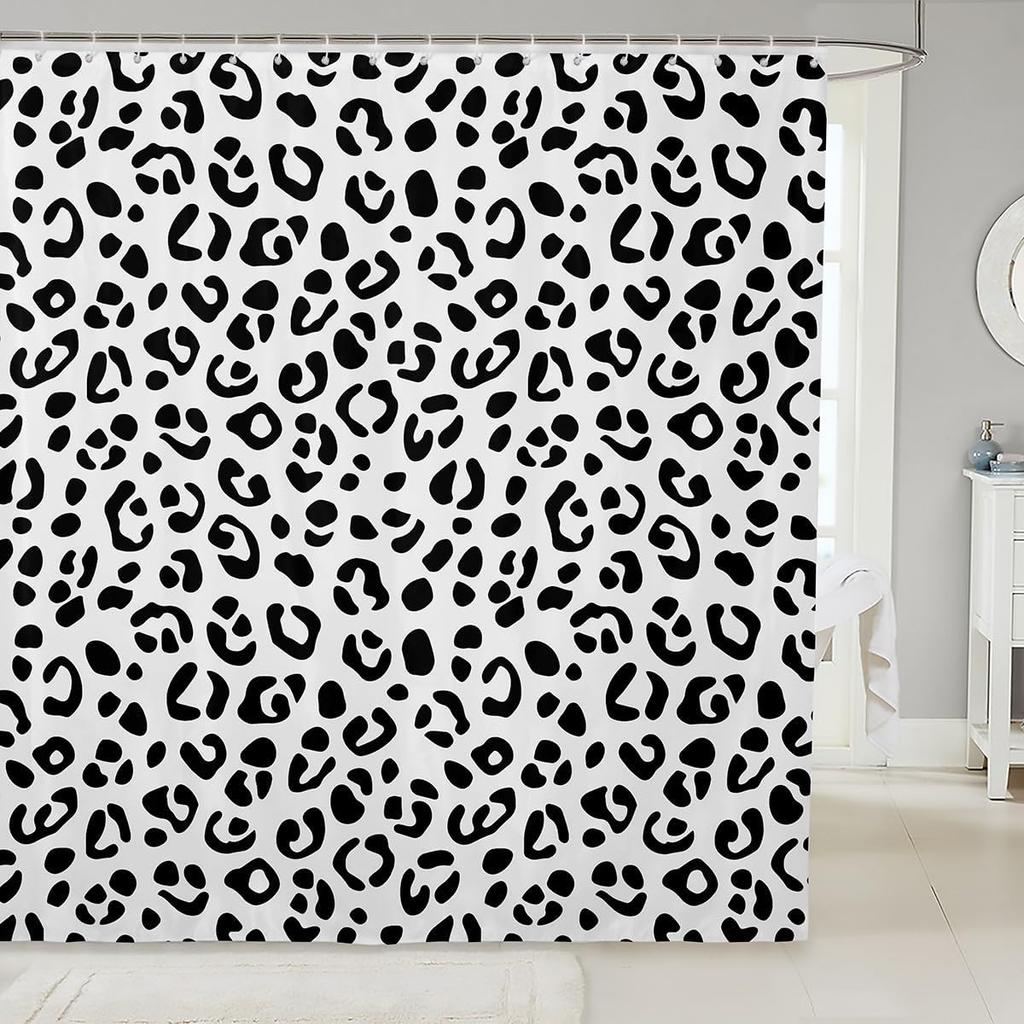 Urocza zasłona prysznicowa dla świnki morskiej do kabin prysznicowych i wanien Łazienkowych Kreskówka Urocze Zwierzątko Zasłona do Wanny Wystrój Pomieszczenia - Motyw Zwierzęcy