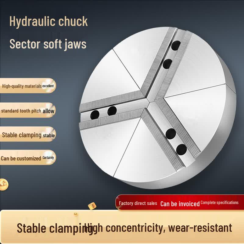 

Rongyu 8-inch CNC Lathe Sector Soft Blank Jaws