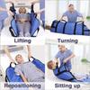 Multipurpose Elder Patient Transfer Sheet Aid Positioning Bed Pad Patient Care Carrying Belt Pad Turnover Waterproof Health Care