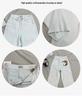 White High-Waisted Wide-Leg Cropped Pants - Korean Style Slimming and Breathable for Casual and Commute Wear