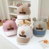 Korean Style Bear Duckbill Hat for Toddlers (1-3 Years) - Unisex Baby Sun Protection Baseball Cap, Spring/Summer 2026