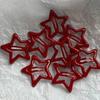 Festive Red Star Hair Clip – Lucky Five-Pointed BB Clip for Bangs and Wispy Hair