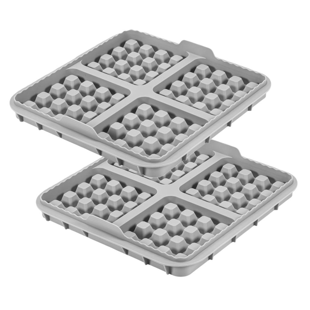 Compatibility With Hot Air Fryers Cooking Waffle Molds Silicone Waffle Plates