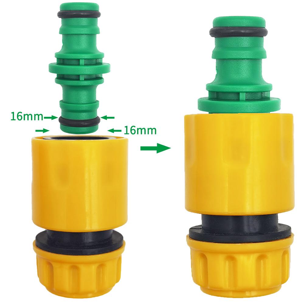 5PCS Quick Drip Irrigation Watering System for Greenhous Joiner Repair Connector Coupling 1/2'' Garden Hose Tubing Fitting Pipe