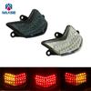 Waase For Kawasaki Ninja ZX10R ZX-10R ZX 10R 2004 2005 Chrome Rear Tail Light Brake Turn Signals Integrated LED Light
