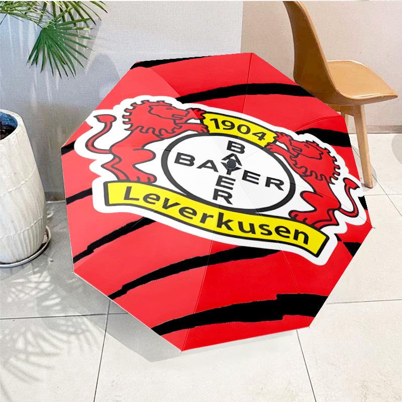 Bayer Football Club Printed Automatic Umbrella, 8-Frame for Travel, camping, Casual Umbrella, Essential Gift for for family and friends