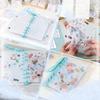 Sticker Album Backing A7 6 10 Removable and reusable 3D sticker storage thick PP sheet for A7 size sticker backing matte Suitable for plastic 3D