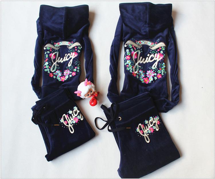 Podzimní Evropský a Americký Dívčí Slim Fit Sametový Set na Jógu - Sportovní Módní Rodinný Outfit