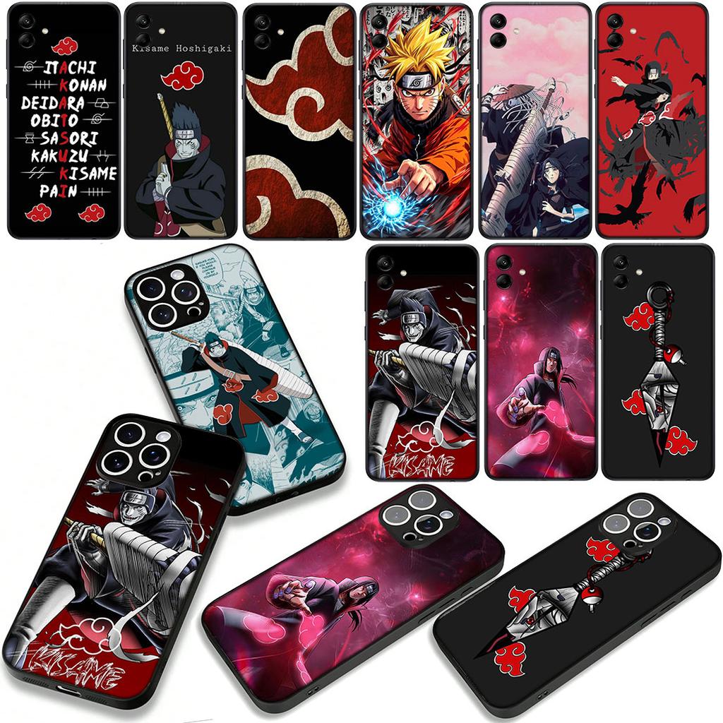 Itachi Uchiha Akatsuki KISAME Narutos Case for Samsung Galaxy A07 A13 A12 A14 A23 A50 A51 A52 A53 A70 A71 A72 A04 Note 20 9 8 10