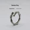 Yintai Feifei Damen Retro Thailändischer Silber Bambusgelenk Ring - Klassischer, Vielseitiger Zeigefinger Schmuck