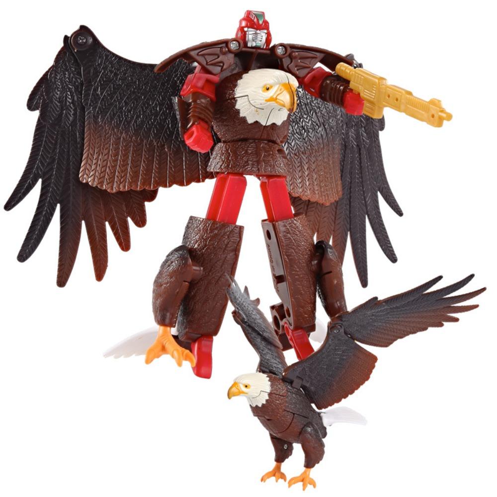 

Tiger Eagle Transform Animals Robot Zoo Tiger Model Transformation Toy Gift for Kids Eagle