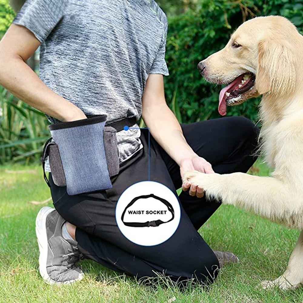 Wear Resistance Dog Obedience Pouch Adjustable Pet Food Treat Bag Dog Training Waist Bag  Walking