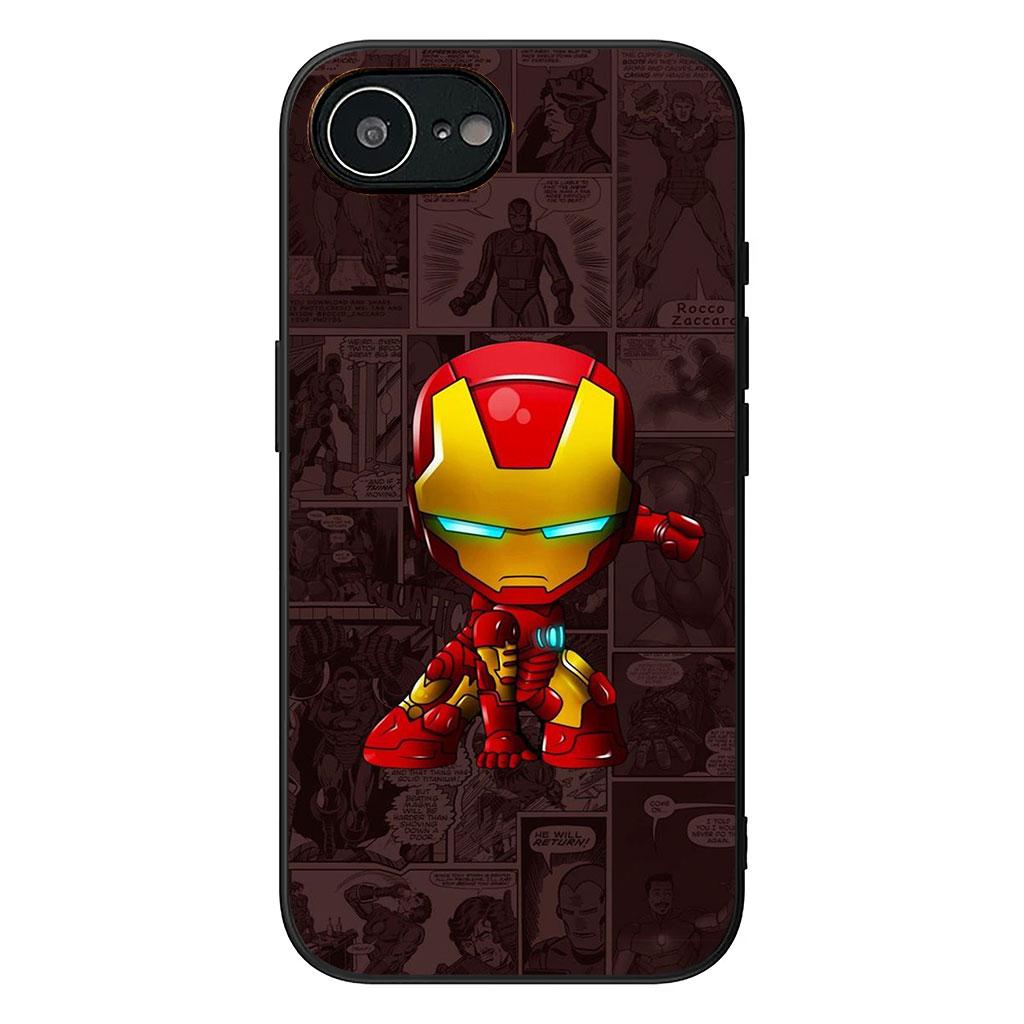 Marvel Hero Iron Man Casing Phone Cover for Samsung Galaxy S22 S21 S20 Fe Ultra S9 Plus + A13 A22 M21 M31 M55 M15 Case