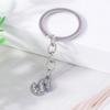 Fashion Initial 26 Letters A-Z Alphabet Keychain Rhinestone Key Ring Pendants for Car Key Bag Decor Charms DIY Accessories
