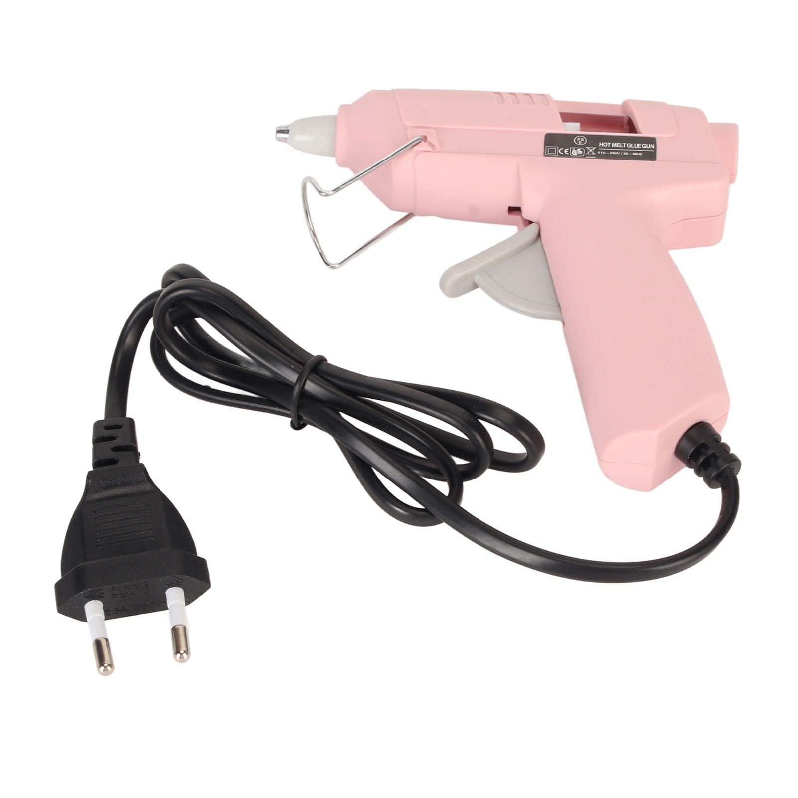 

Машина для горячего клея Быстрый предварительный нагрев 20 Вт Мини-машина для горячего расплава с 30 клеевыми стержнями для детского DIY EU Plug