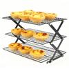 Balanced Design Baking Rack Collapsible Cooling Rack Stackable Cooling Rack