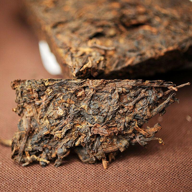 PU'ER TEA Lao Man E Pu-erh Tea Brick 2018 500g Ripe Puer Pu'er Shu Tea