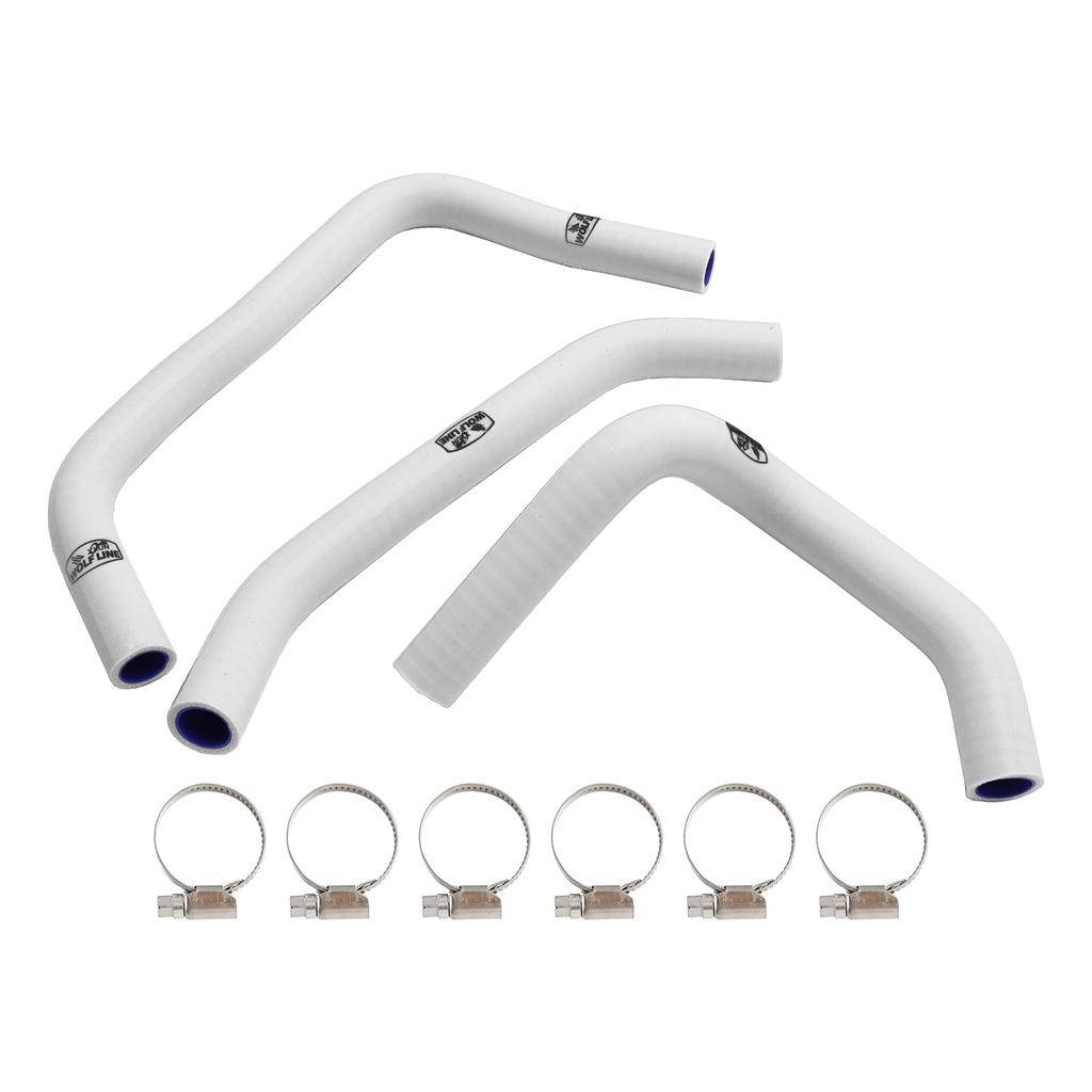 Silikon-Kühlerschlauch-Kit Für Kawasaki ZX4R ZX-4RR 2023-2024 Weiß