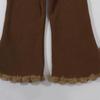 Baby Girls' Corduroy Pants Fashion Bow Casual Trousers Versatile Straight Tube Micro Pull Pants Kids Clothes Autumn Winter