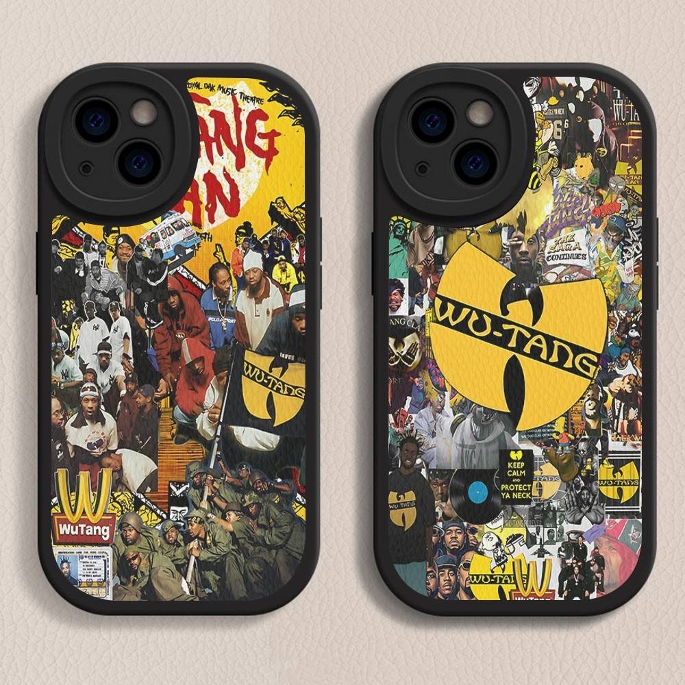 Singer W-WU-T--TANG Phone Case Hard Leather For iPhone 16 15 14 13 12 Mini 11 14 Pro Max Xs X Xr 7 8 Plus Fundas