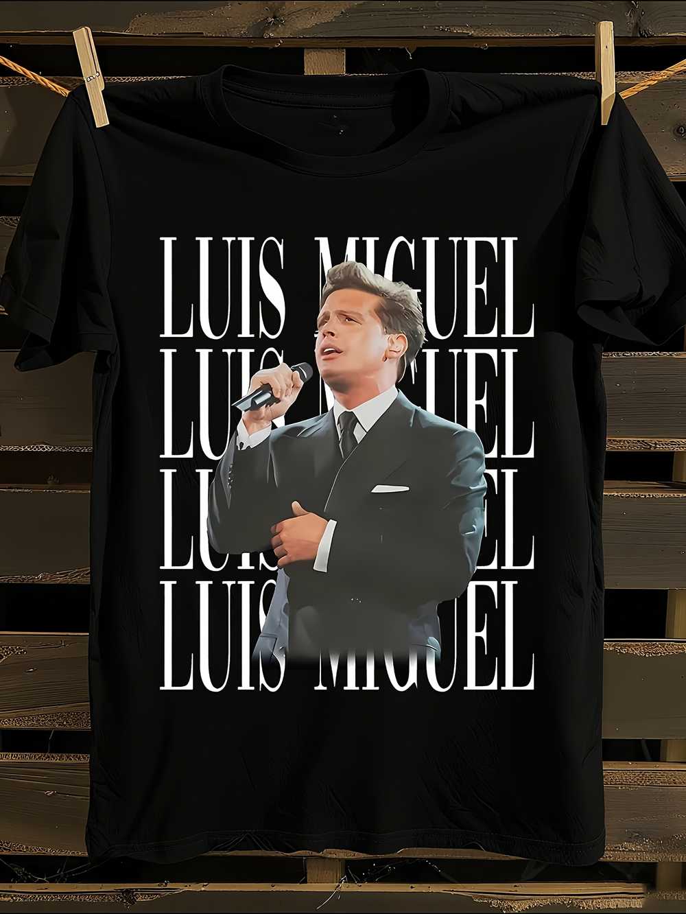 

s Luis Miguel 2024 Tour T-Shirt Mens Tshirt Womens Tshirts with Letters Print Short Sleeves T-Shirt Casual Street Tee Shirt Top S