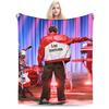 Couverture Chaude Douce Pique-nique Enfants MGK Lost Americana Tour 2025-2026 Couverture Jetée Couvre-lit en Flanelle pour Chambre à Coucher Canapé