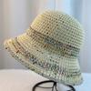 Summer Beach Bucket Hat For Women Top Quality Outdoor Casual Breathable Sunshade Wide Brim Colorful Fisherman Cap Party Gift
