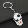 New Model Football Keychain, Colorful Baseball Cap, Alloy Imitation Football Player Keychain, World Cup Bag Pendant, Hanging Piece
