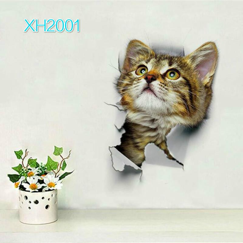 1 Pc/2 Pc Removable Durable 3D Nursery Gift Dining Room Wall Sticker Background Decoration