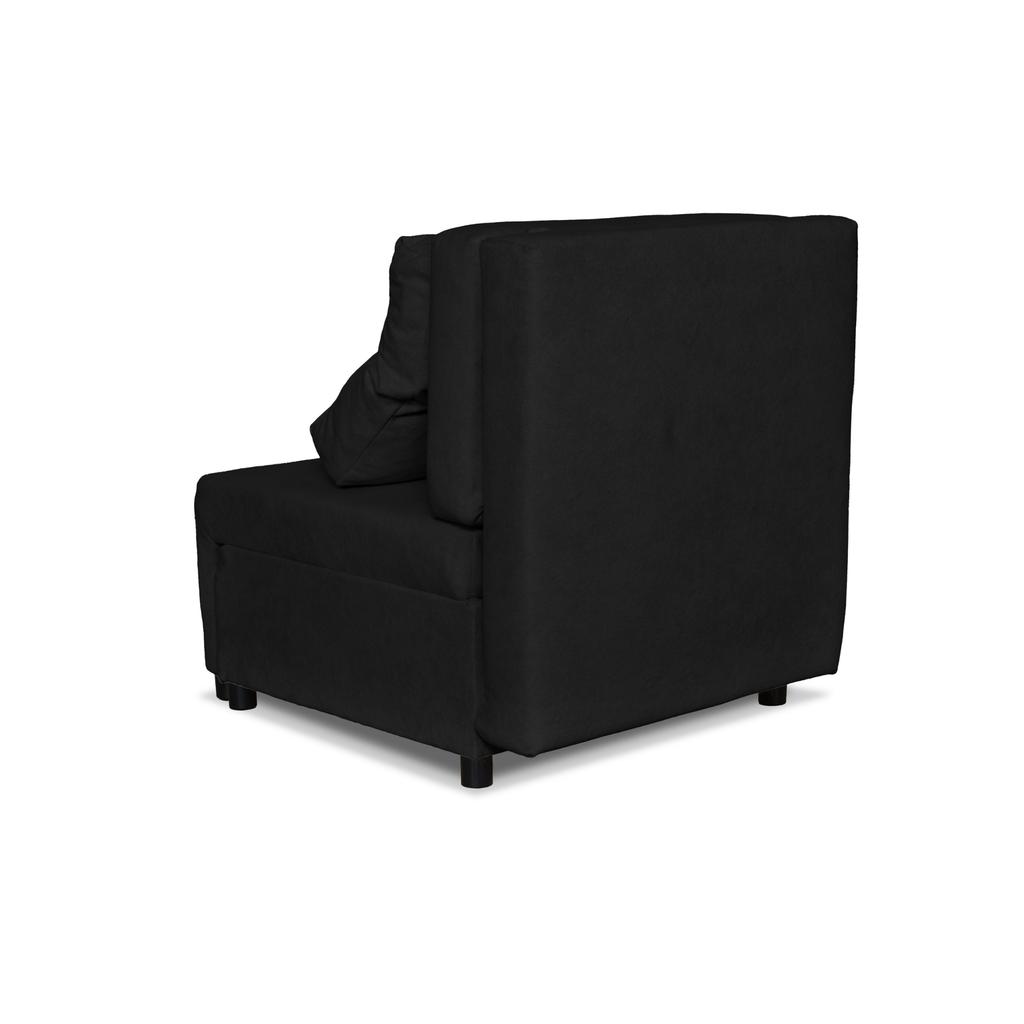 Fold-out Armchair for Sleeping KIMO Container Family Furniture Hunter Black