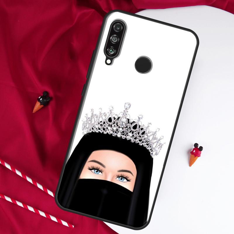 Islamic Muslim Hijabi Girls For Huawei Nova 12i 11i 8i 12s 9 10 SE Y90 Y60 Y70 Y72 Y61 Y91 P20 P40 P30 Lite P60 Pro Case